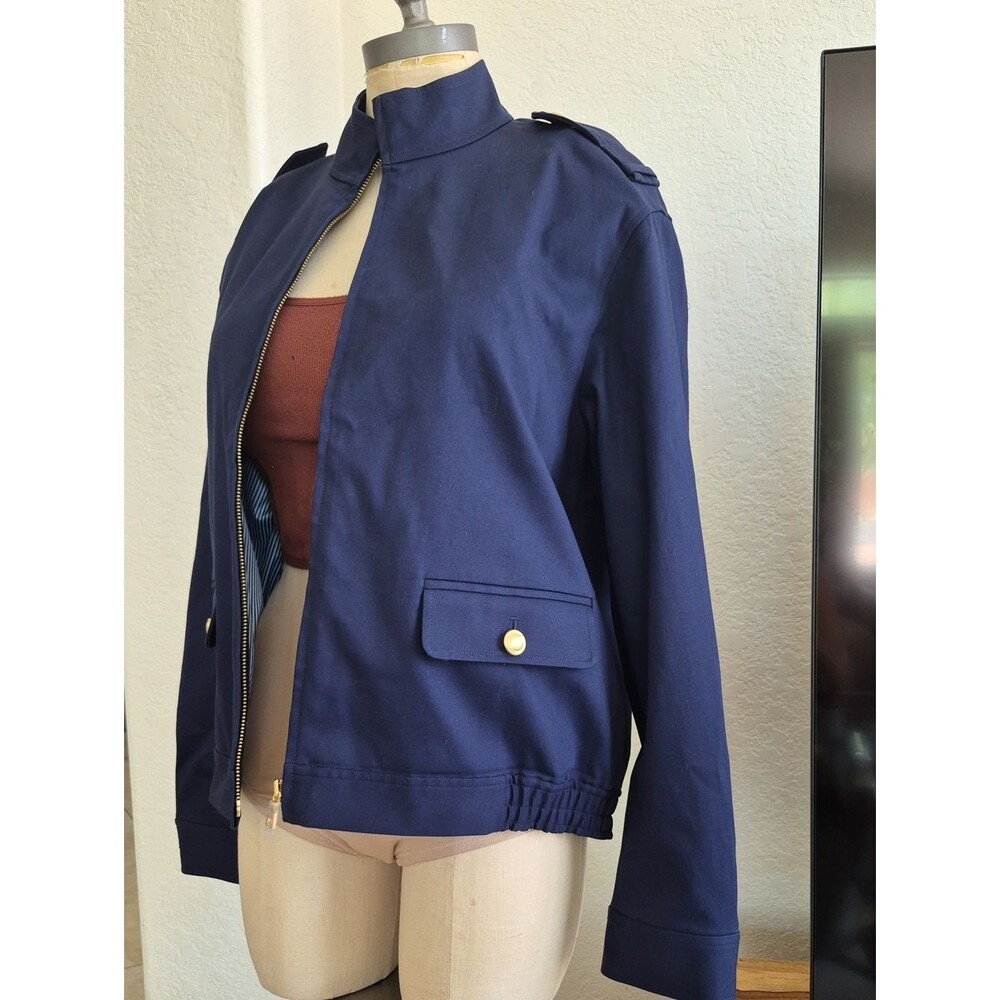 W By Worth Military Style, Zip Up Jacket SZ Medium